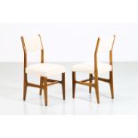 GIO' PONTI Attributed Pair of chairs.