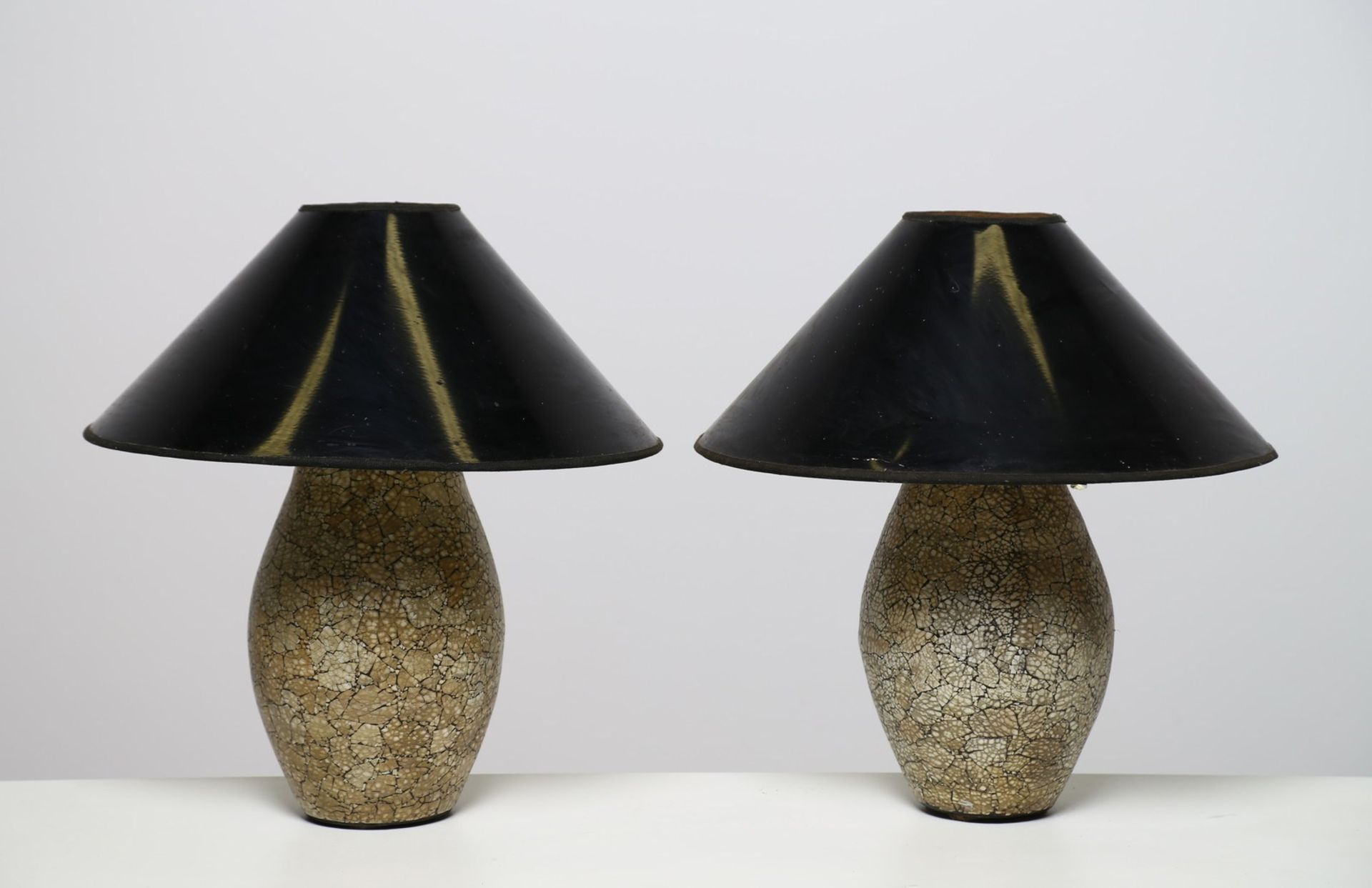 MANIFATTURA ITALIANA Pair of table lamps.