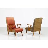 PIER LUIGI COLLI Pair of armchairs.