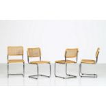 MARCEL LAJOS BREUER Four chairs.