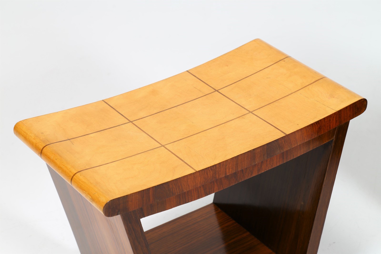OSVALDO BORSANI Attributed Pair of stools. - Image 4 of 5