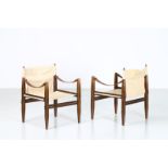 GIAN FRANCO LEGLER Pair of armchairs.