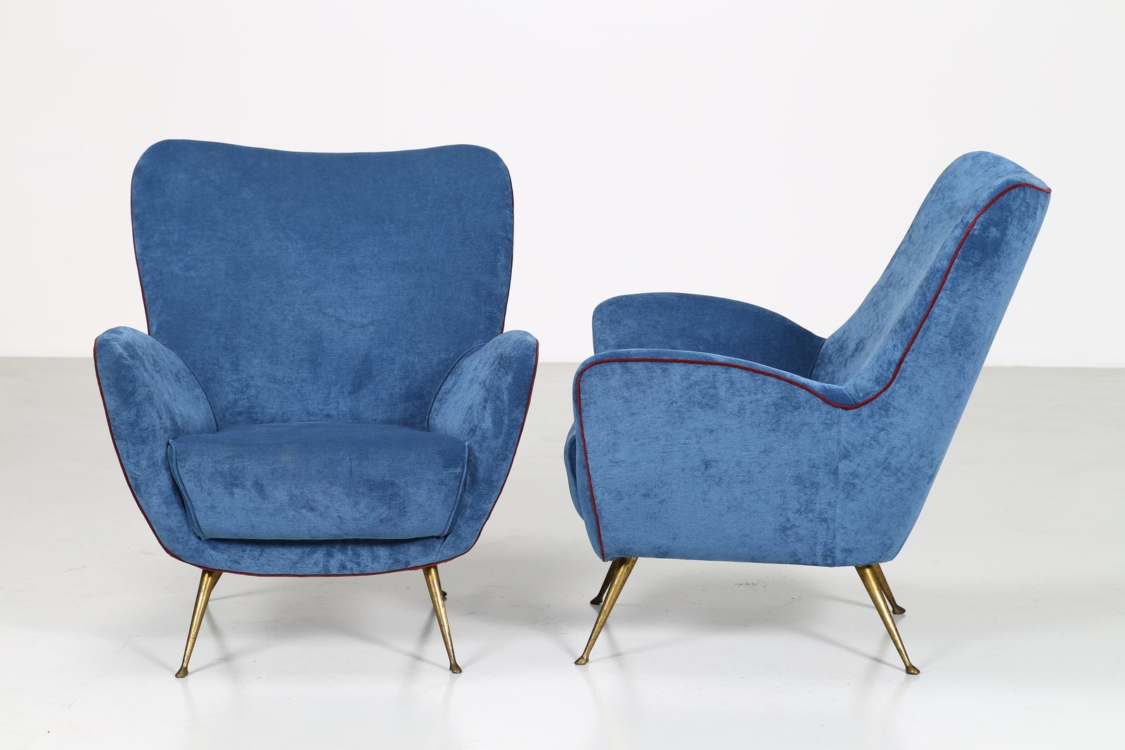 MELCHIORRE BEGA Attributed to. Pair of armchairs. - Image 5 of 7