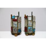 POLIARTE VERONA Pair of table lamps.