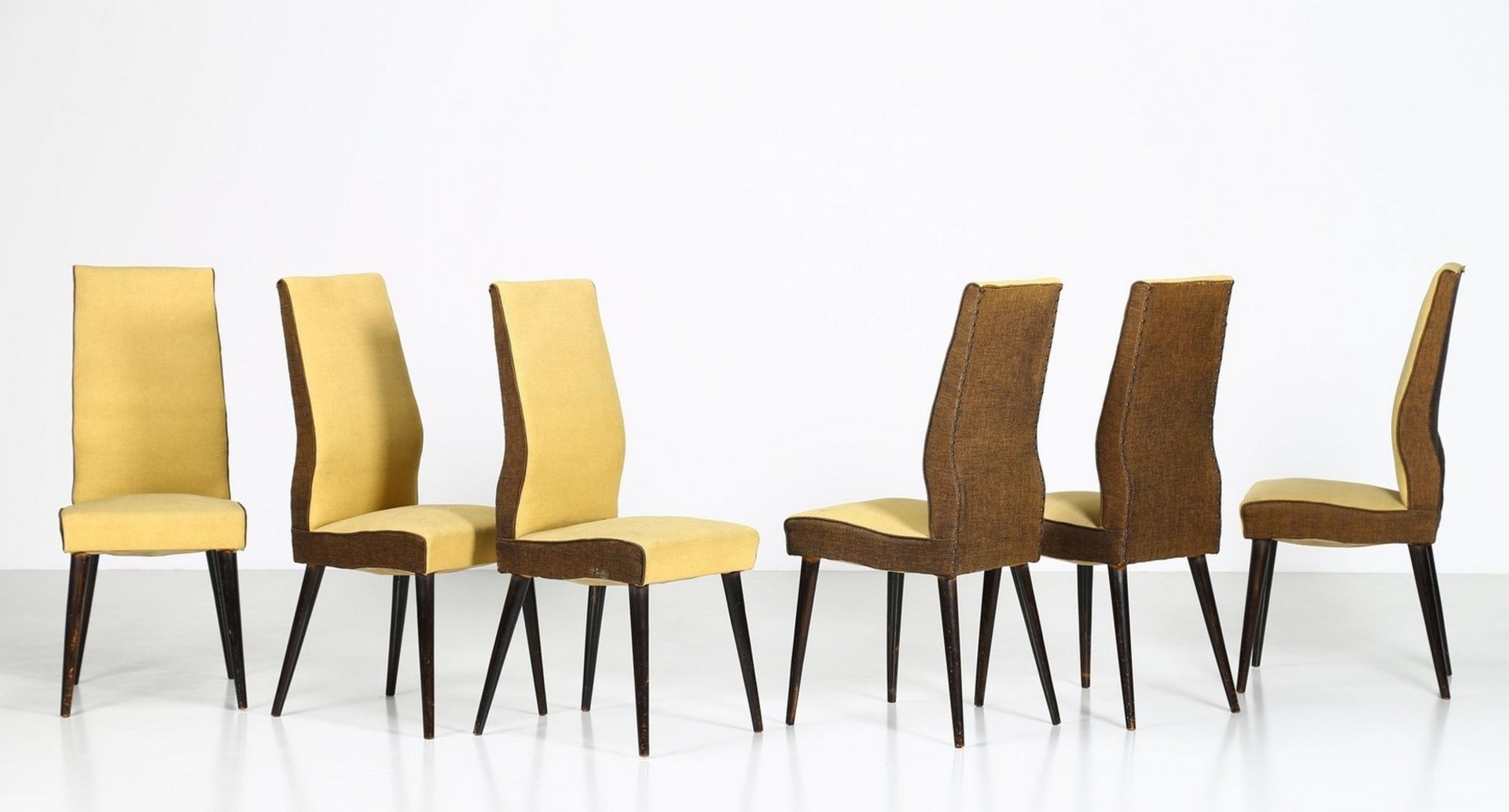 MELCHIORRE BEGA Six chairs.