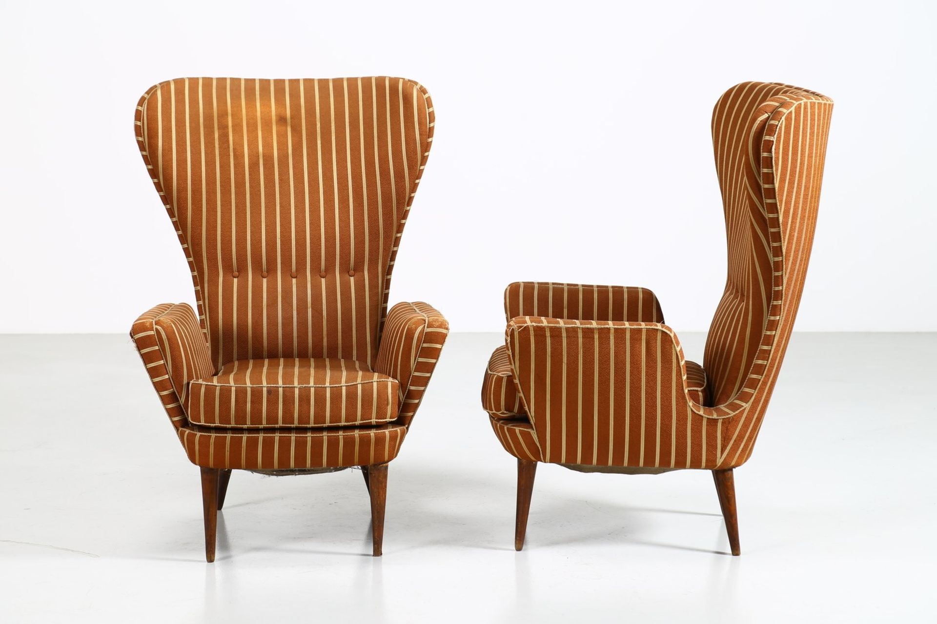 EMILIO SALA E GIORGIO MADINI Pair of armchairs. - Bild 6 aus 8