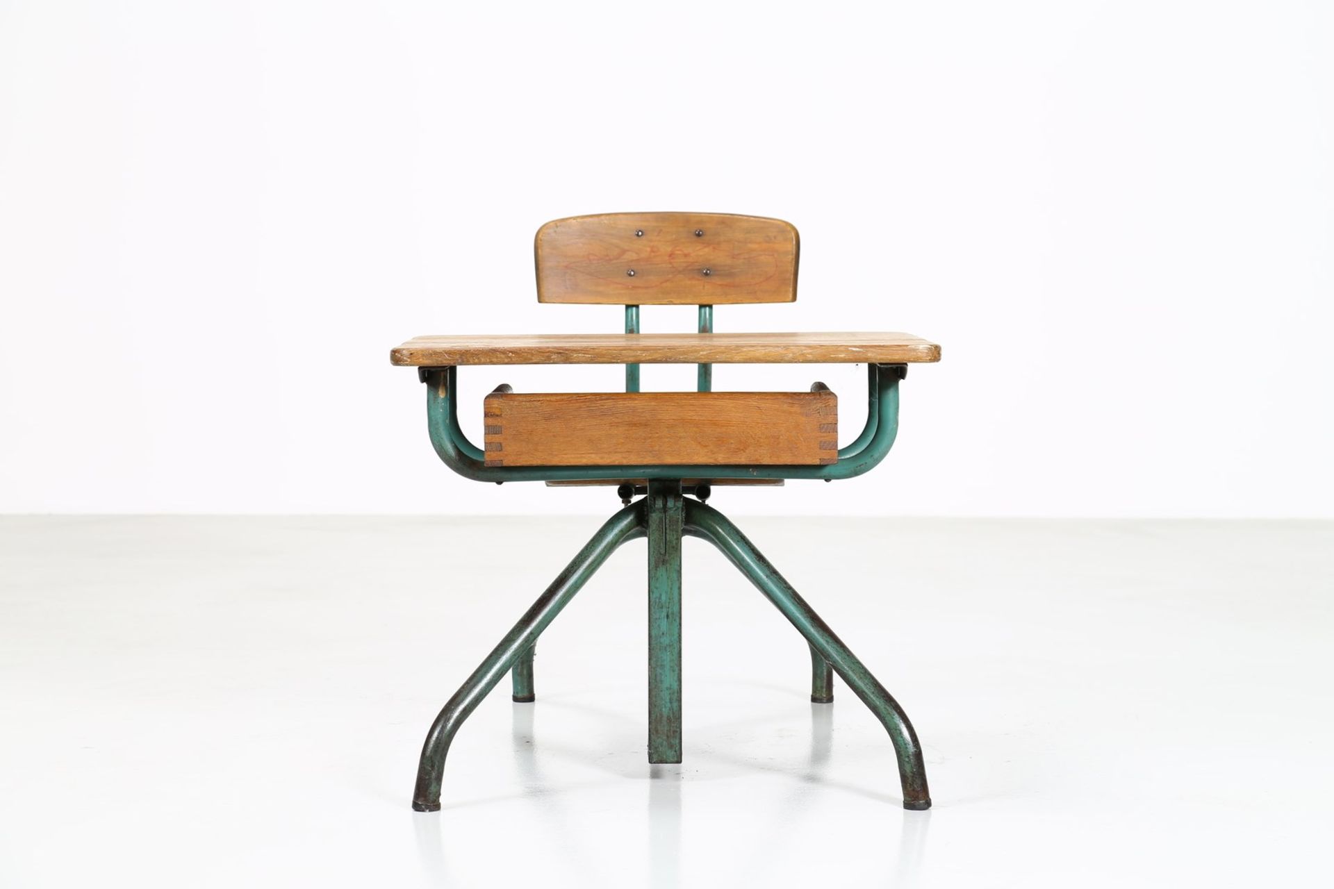 JEAN PROUVÃ‰ Attributed Desk with chair. - Bild 7 aus 7