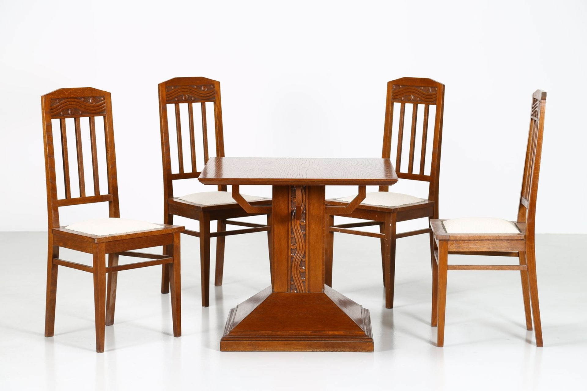 PIERO PORTALUPPI Table and four chairs. - Bild 2 aus 16