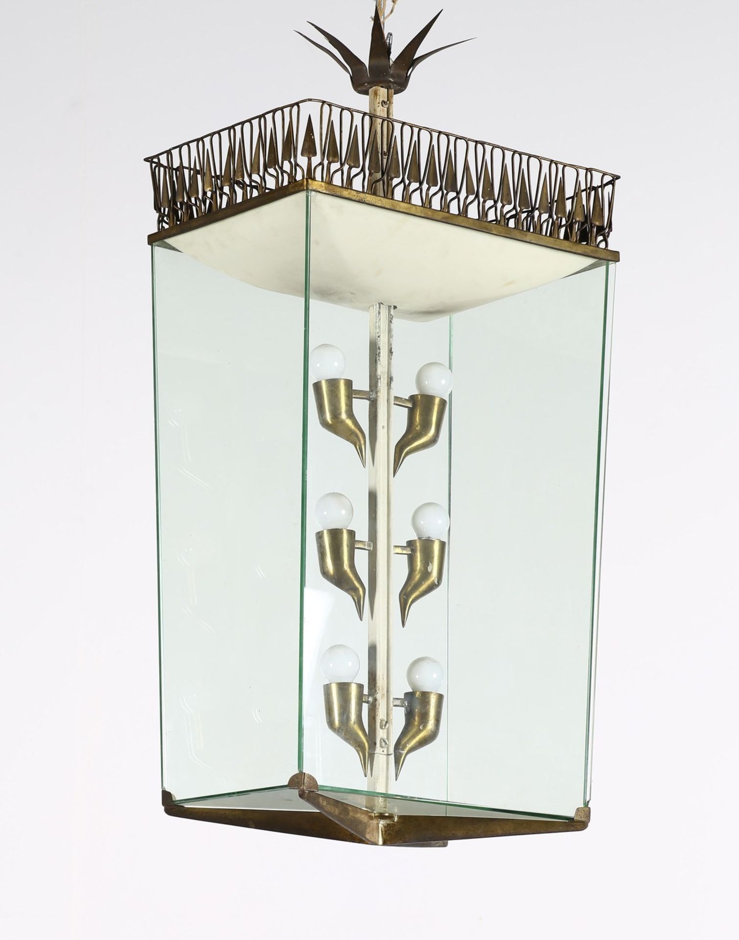 PIETRO CHIESA Chandelier. - Bild 2 aus 12