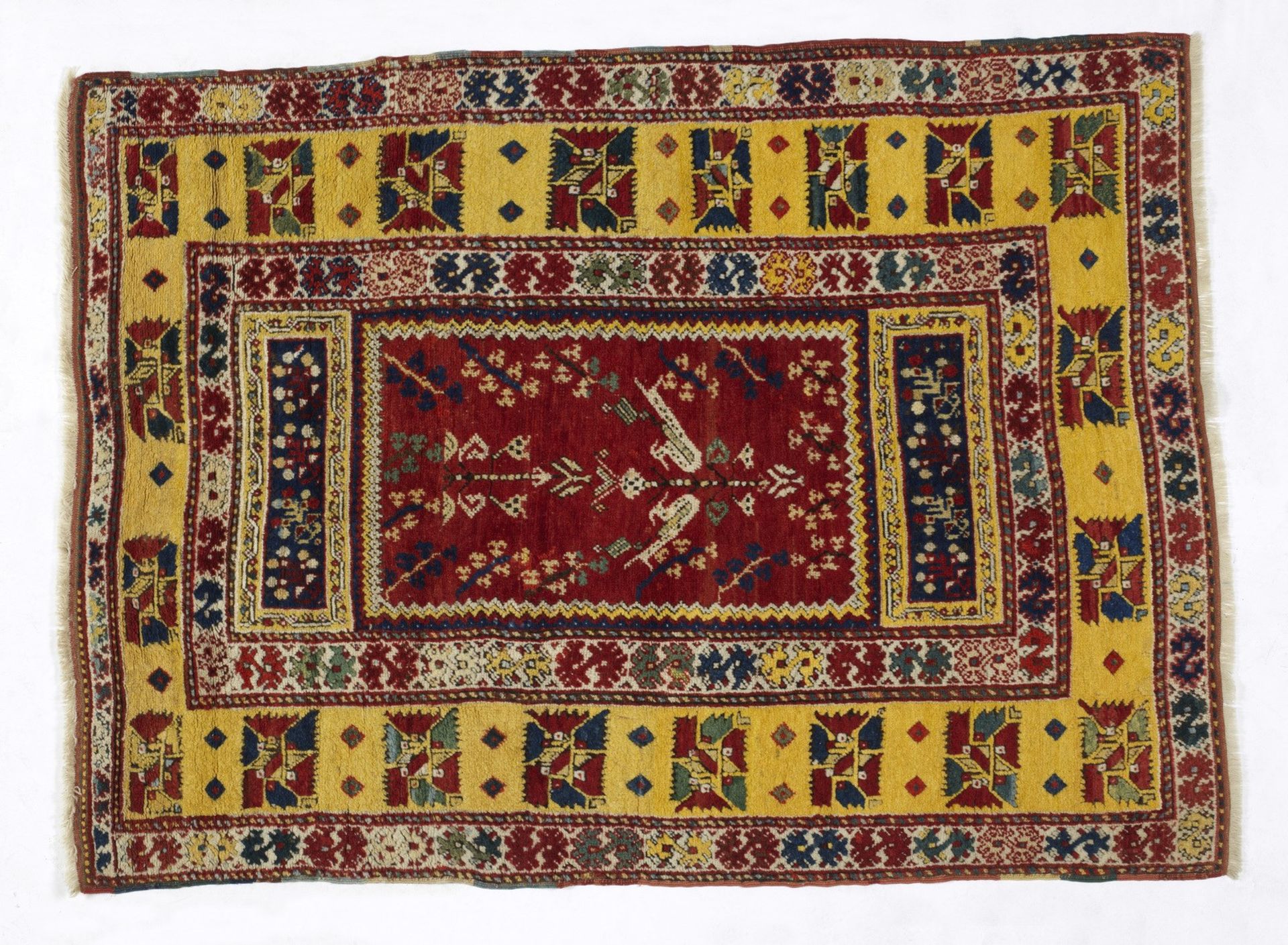 MIHALICIK Hand-knotted and hand-worked carpet, origin Anatolia, end of the 19th century.