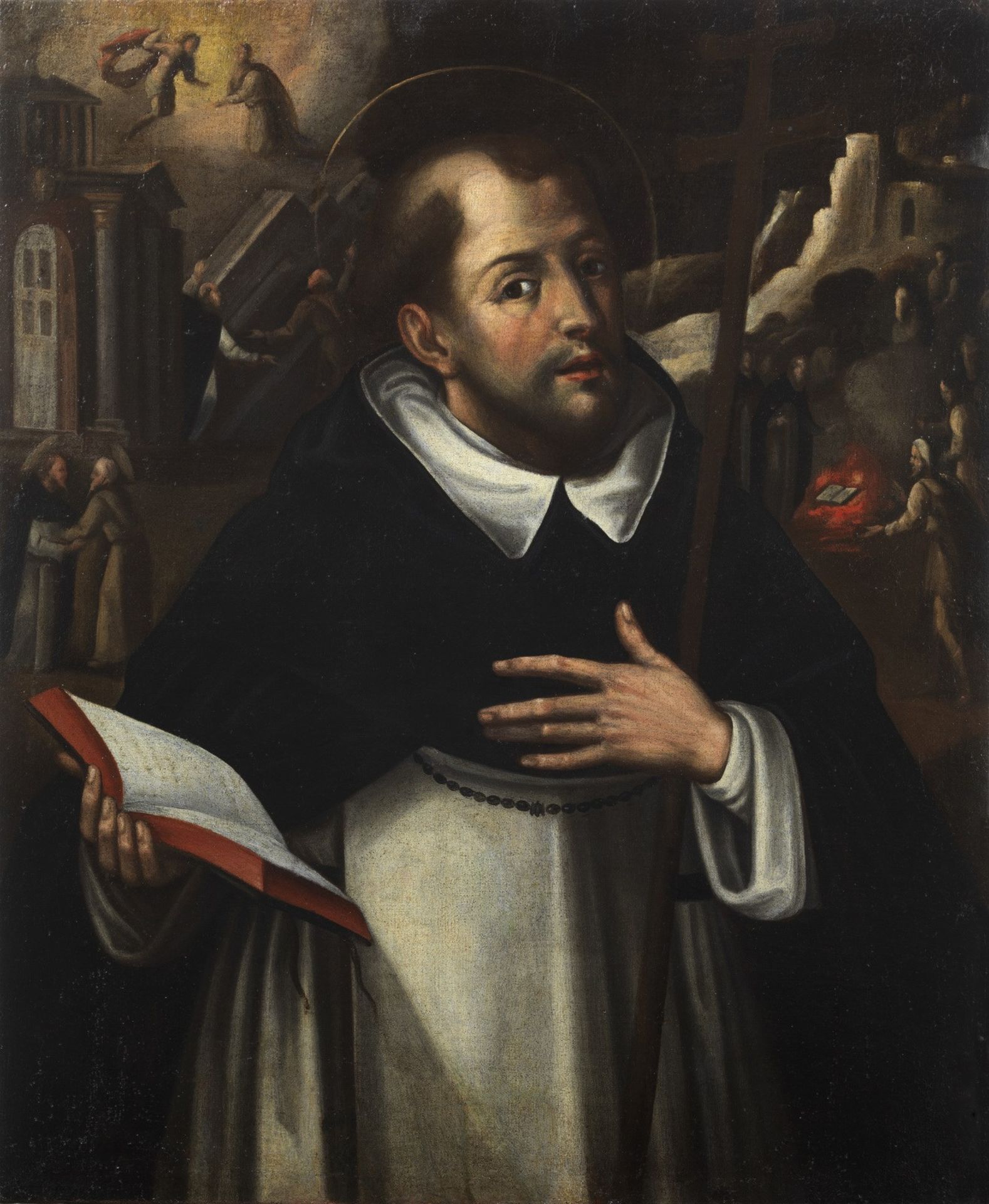 ARTISTA DEL XVIII SECOLO Saint Domenico of Guzman. .