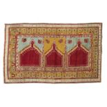 SAF KONIA Hand-knotted and hand-worked carpet, origin Anatolia, end of the 19th century.