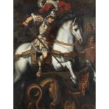 CARLO ROSA Saint George and the dragon.