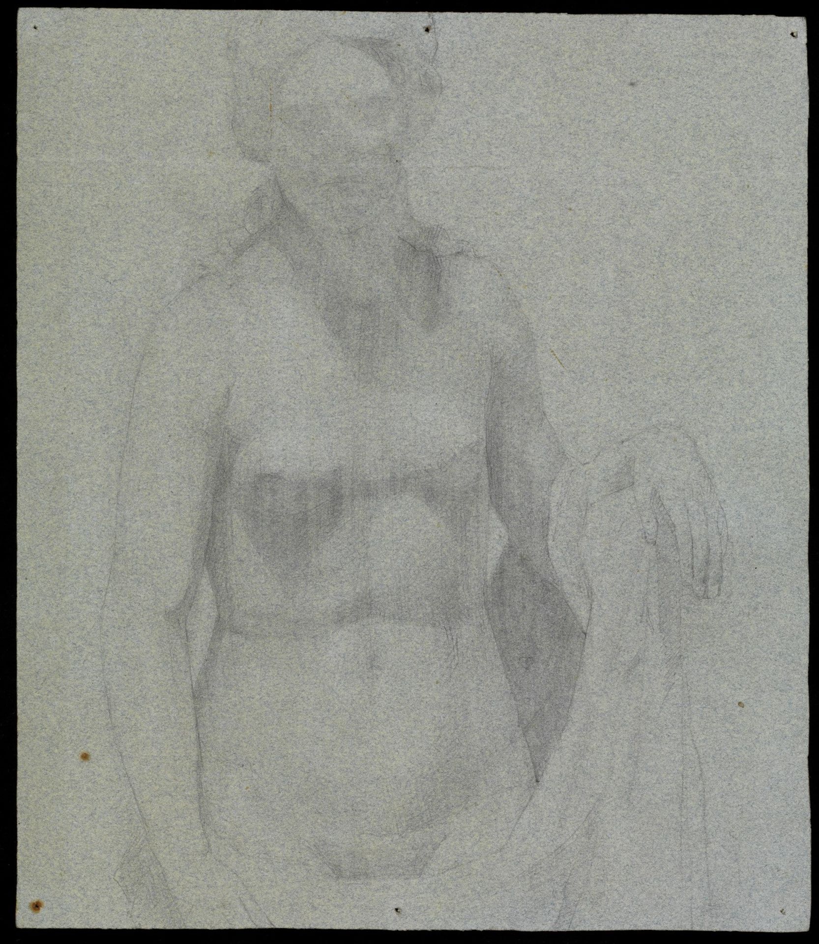 SEBASTIANO CORA' Pair of drawings depicted a male and female nude. - Bild 5 aus 5