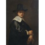 JACOBUS LEVECQ Portrait of men with hat. .
