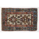 CIAL Hand-knotted and hand-worked carpet. Origin: Anatolia, end of the 19th century. .