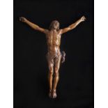 MANIFATTURA ITALIANA DEL XVIII SECOLO Christ in carved wood.