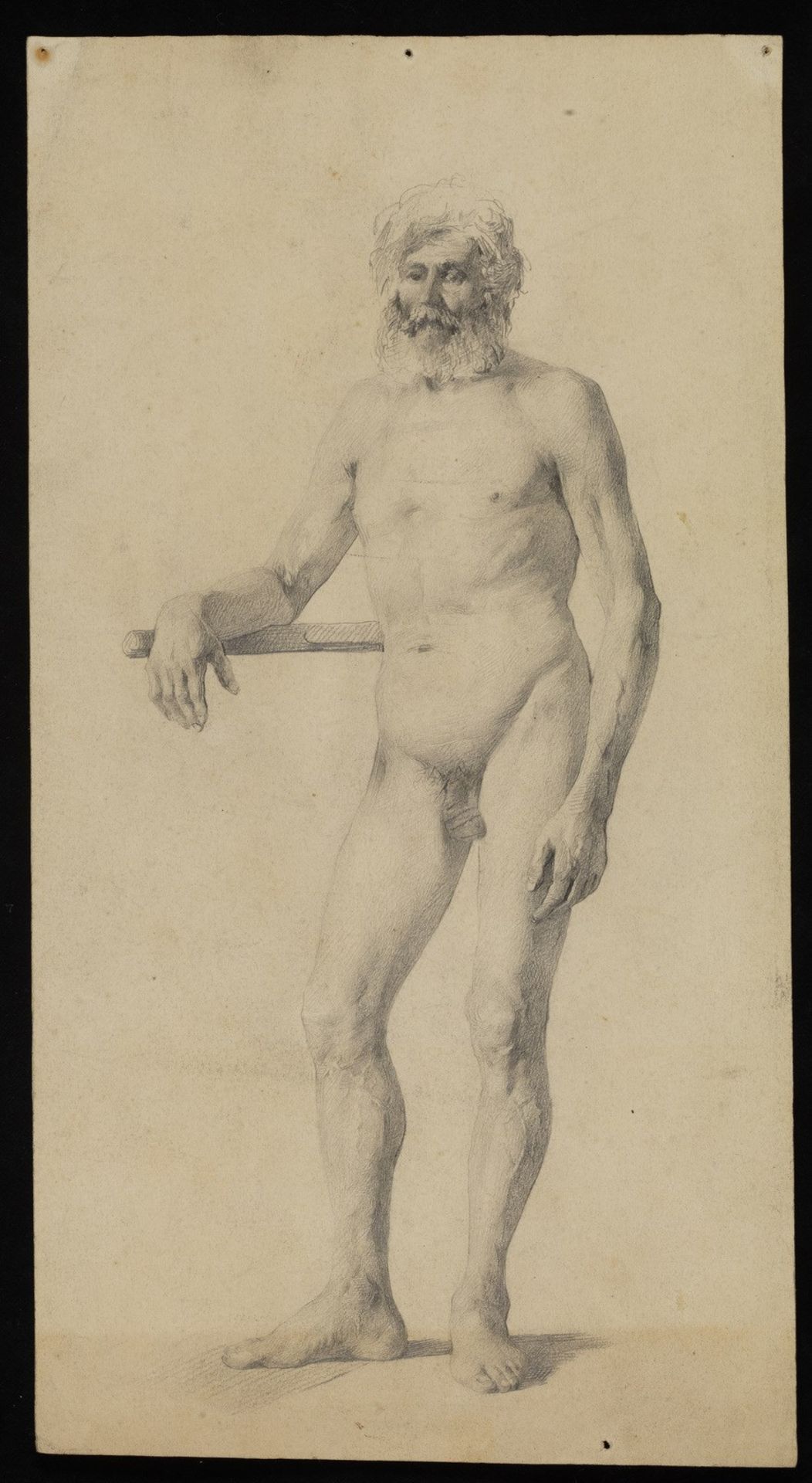 SEBASTIANO CORA' Pair of drawings depicted a male and female nude. - Bild 2 aus 5