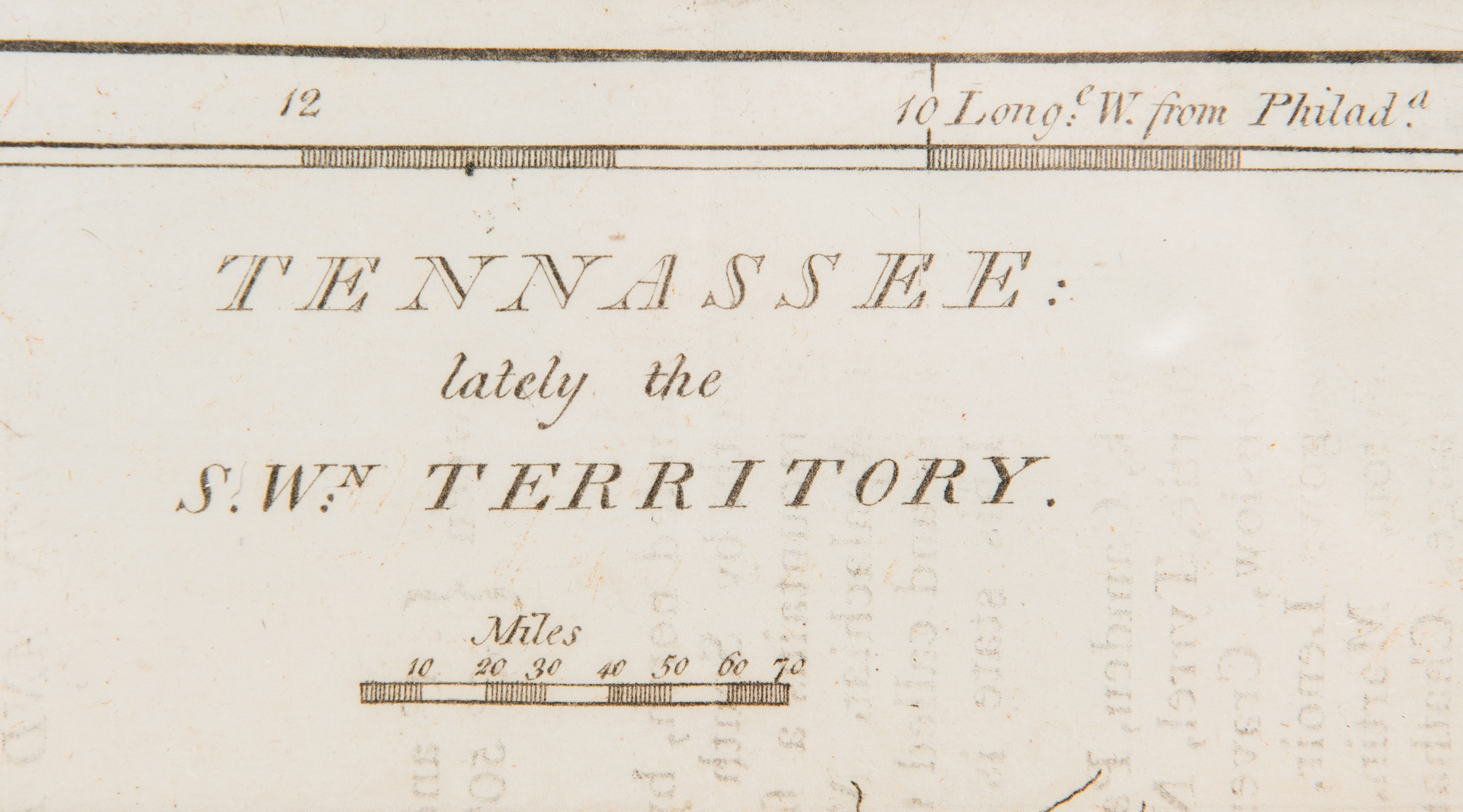 Carey 1796 Map of "Tennassee" - Image 7 of 11