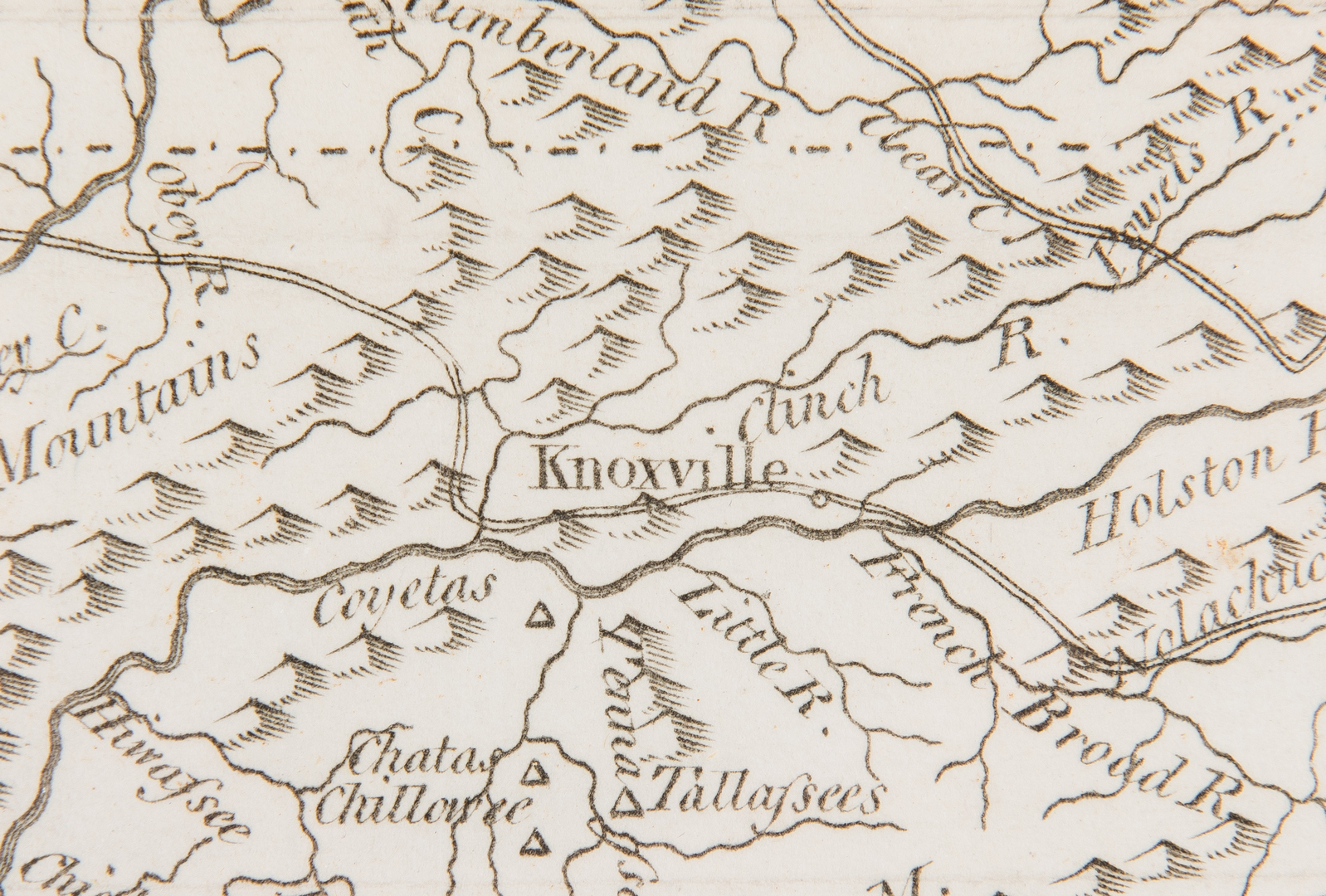 Carey 1796 Map of "Tennassee" - Image 6 of 11