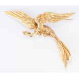 14K Flying Phoenix Pin