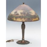 Handel Table Lamp, Jefferson Chipped Ice Shade