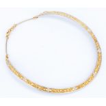 F. Buccellati 18k Dia Collar Necklace