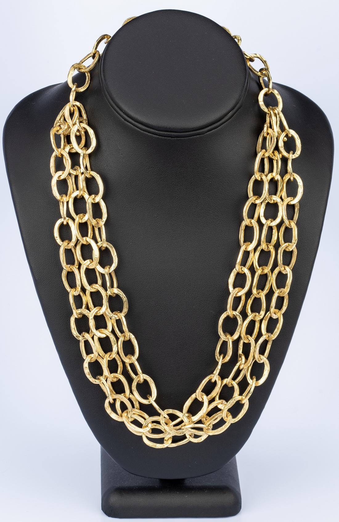 18k Gold Chain Necklace Set, 240 grams - Image 2 of 10