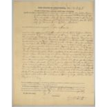 James K. Polk Signed Davidson County TN Land Grant