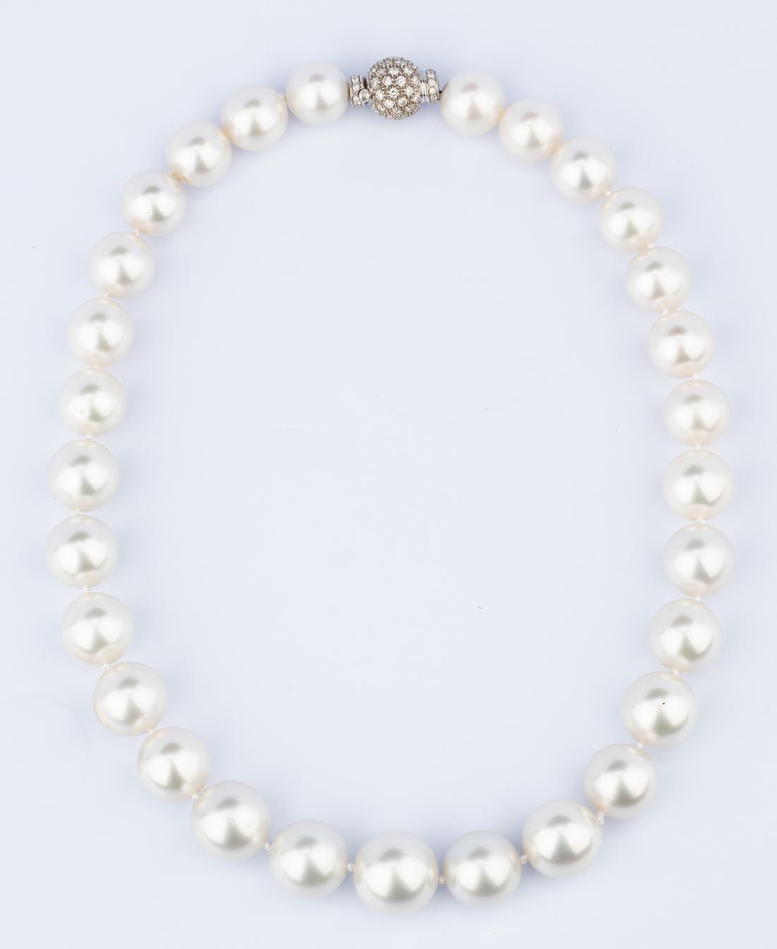 South Sea Pearl Necklace, 13.1-16.6mm