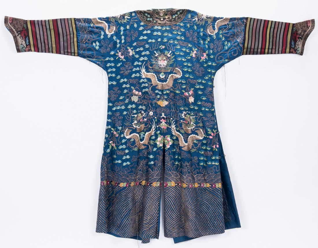 Chinese Theatrical Robe & Qing Tasseled Collar - Image 11 of 18
