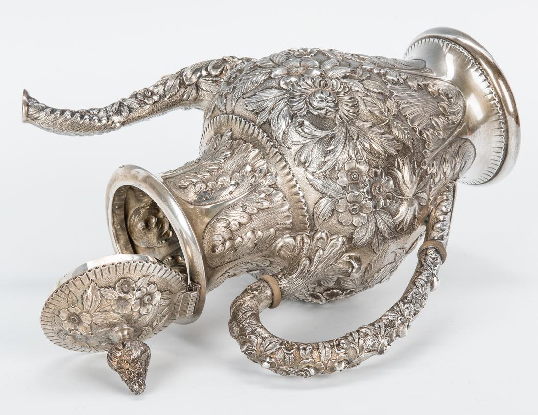 3 Pc. Kirk Repousse Silver Tea Set & more - Image 7 of 41