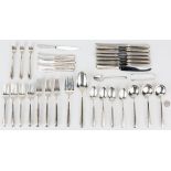 90 pcs. Towle Candlelight Pattern Sterling Silver Flatware