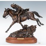 Susan Kliewer Bronze Sculpture, "Elusive as the Wind"