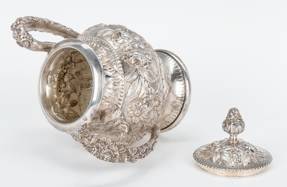 3 Pc. Kirk Repousse Silver Tea Set & more - Image 13 of 41