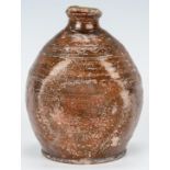 SW Virginia Earthenware Bottle, Sine Wave