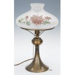 Arts & Crafts Table Lamp, Handel Shade, Hubbell Base