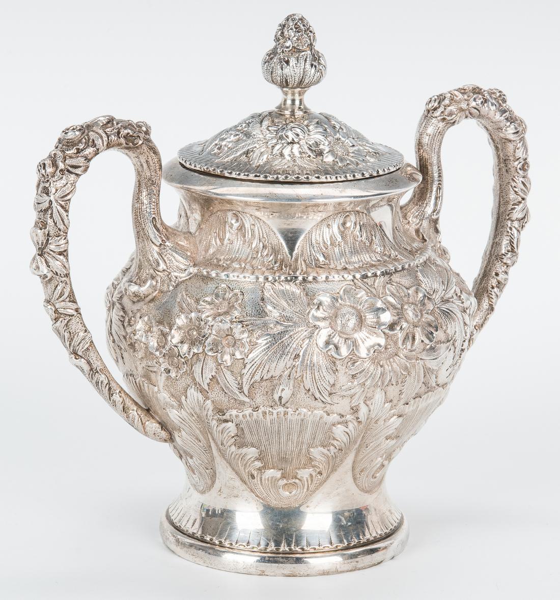 3 Pc. Kirk Repousse Silver Tea Set & more - Image 33 of 41