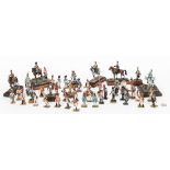 46 Soldier Figurines, English & French