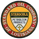 Stanocola Standard Oil Company Enameled Advertising Sign