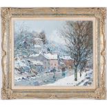 Malva O/C, Winter Landscape Painting