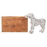 Folk Art: Dalmatian and Carved Plaque