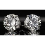 Diamond Stud Earrings, 8.34 ct t.w. GIA