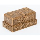 Tiffany Gilt Bronze Stamp Box
