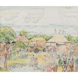 Reynolds Beal, Impressionist Circus Drawing