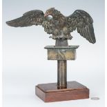 Bronze Eagle Flag Finial