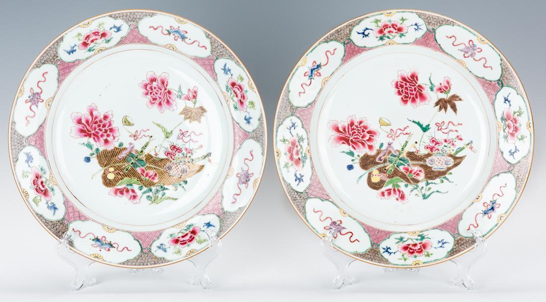 5 Chinese Export Famille Rose Porcelain Pieces - Image 2 of 11