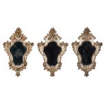 Three Baroque Style Mirrors