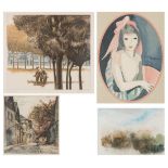 4 Colored Prints incl. Kasimir, Sexauer, Graff