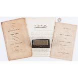 USS Constitution Relic, Early US Gov't Pubs., The Union Poem, 4 items